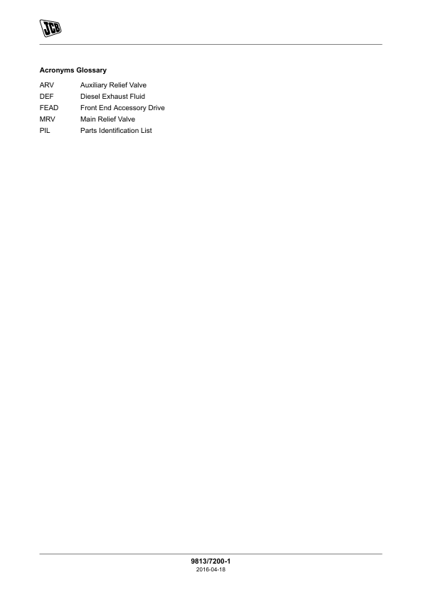 JCB JS Series Excavator Service and Maintenance Manual Download