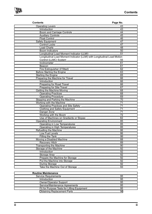 JCB Loadall 520-40 Manual PDF – Operator Guide