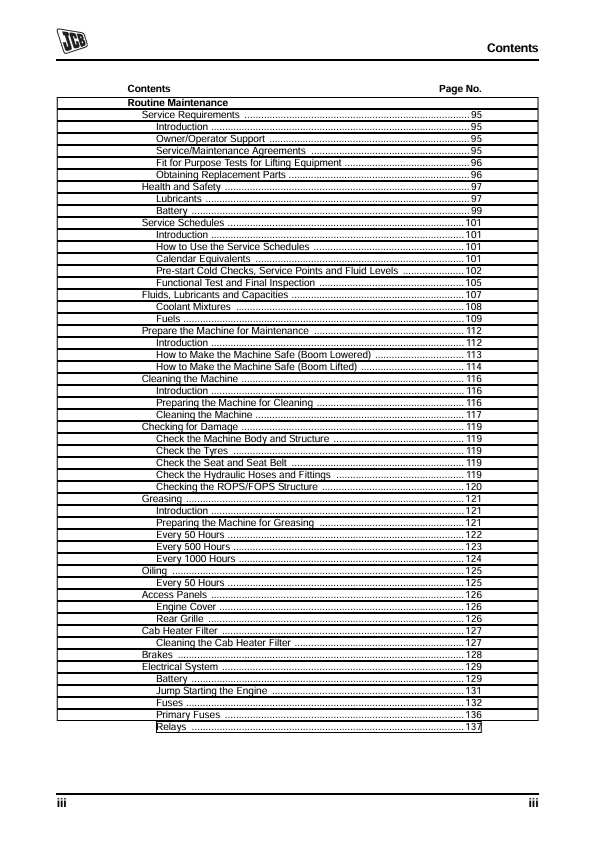 JCB Loadall 520-50 525-50 525-50S User Manual PDF