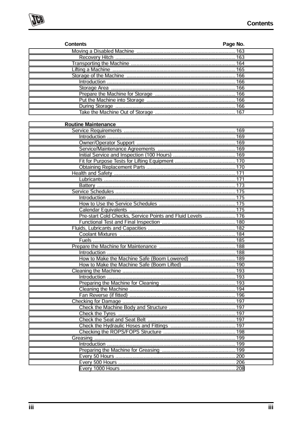 JCB Loadall Side Engine Tier 3 Operator Manual Download PDF