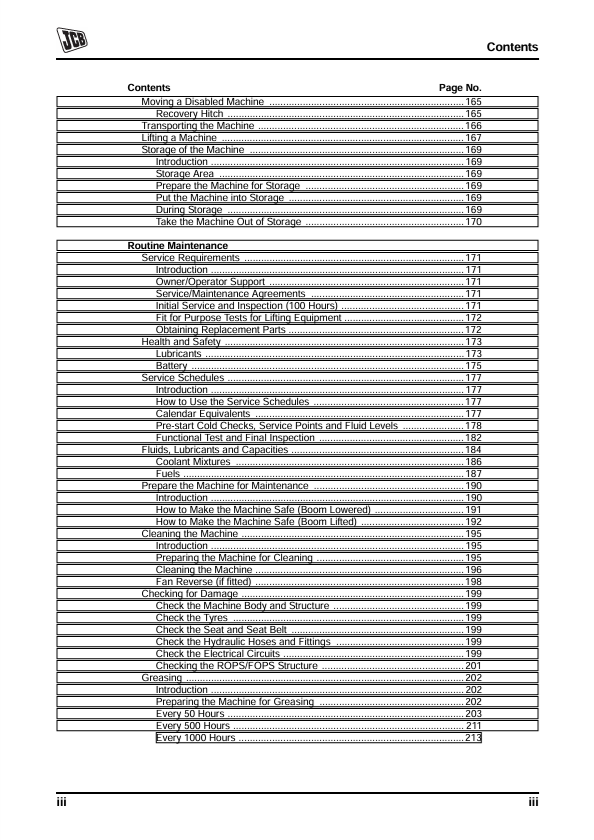JCB Loadall Tier 3 Side Engine Operating Manual PDF
