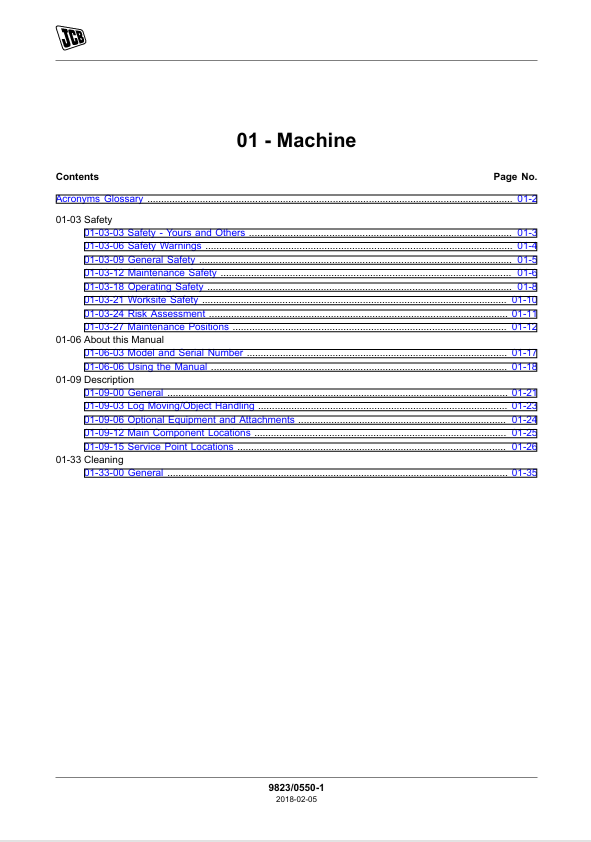 JCB Loadall Workshop Manual PDF – Repair & Maintenance Guide