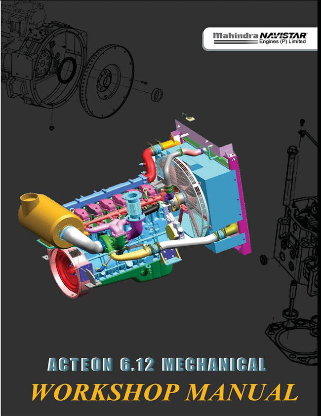 JCB Mahindra Navistar Acteon 6.12 Engine Workshop Manual