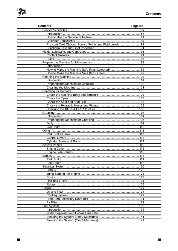 JCB RTFL 926 930 940 Workshop & Operator Manual PDF