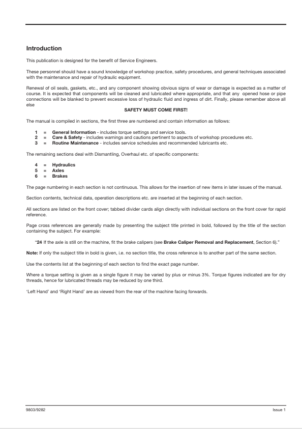 JCB SD 55-3 Axle Drivetrain Repair and Service Manual PDF