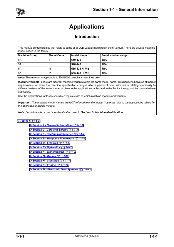 JCB Side Engine Loadall Service and Troubleshooting Guide