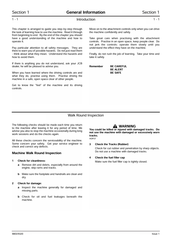 JCB TD7, TD10 Technical Manual PDF | Repair Guide