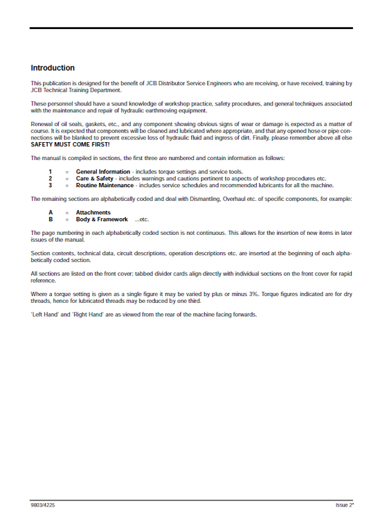 JCB TM200, TM270, TM300 Service Manual & Repair Instructions
