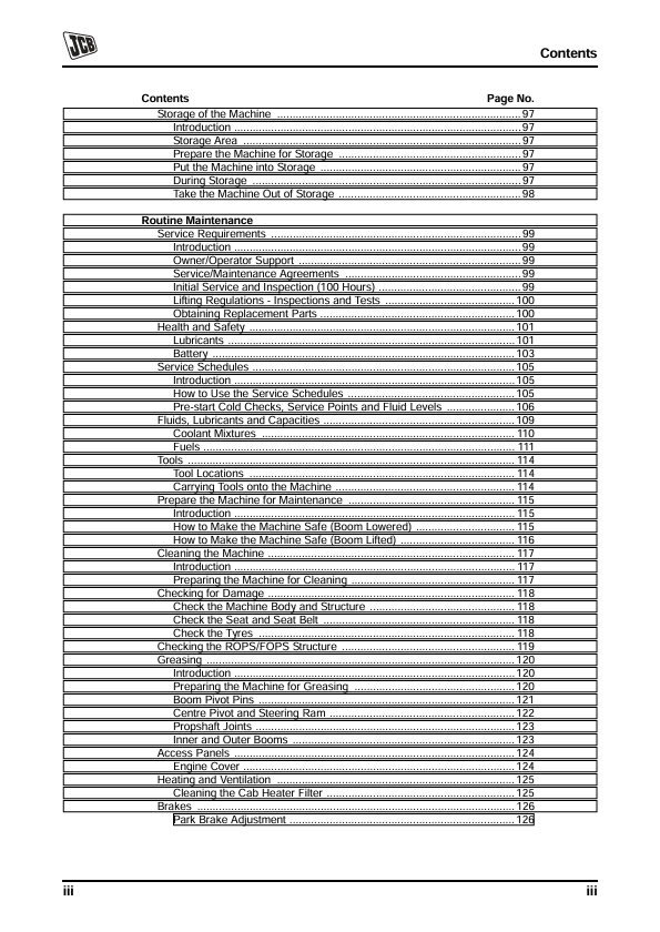 JCB TM310 Service, Maintenance & Operator Manual PDF