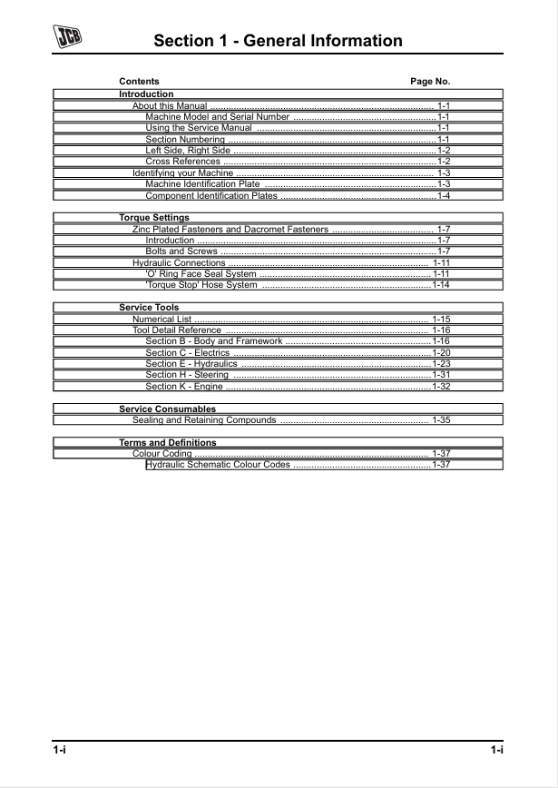 JCB TM310 Telehandler Workshop Service Manual PDF