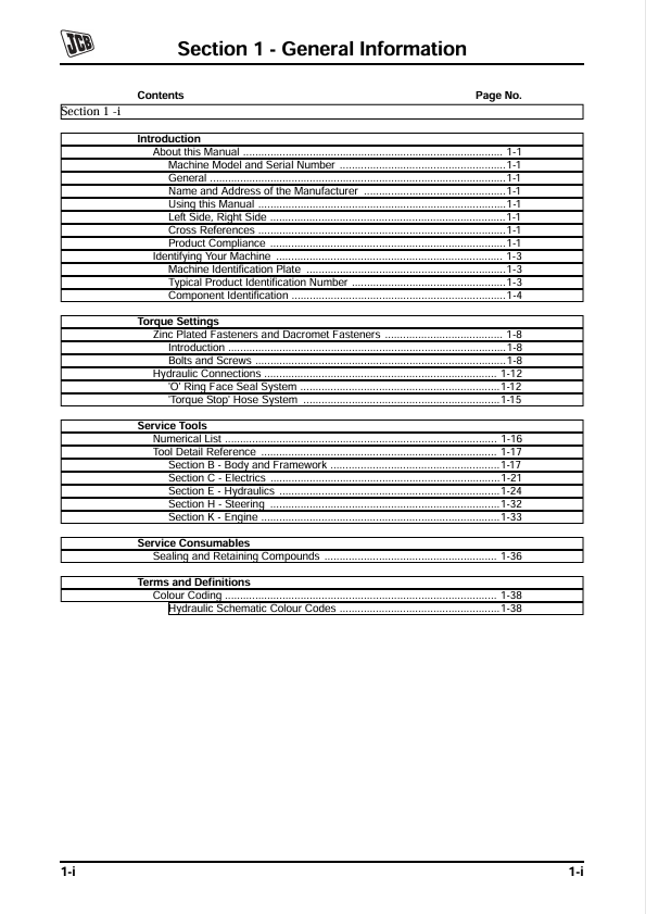 JCB TM320 Maintenance and Troubleshooting Manual PDF