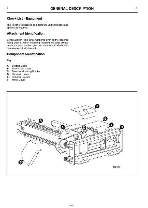 JCB Trencher X Series Manual: Specs & Operations PDF