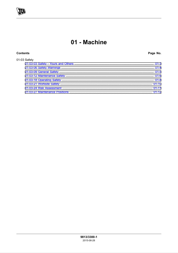 JCB VM117 and VM137 Roller Repair Manual PDF