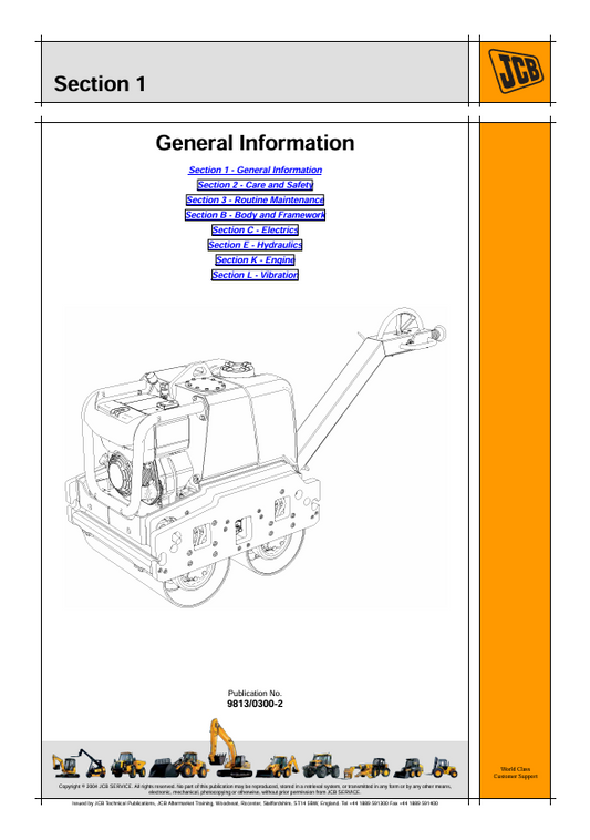 JCB VMD70 and VMD100 Professional Service Support