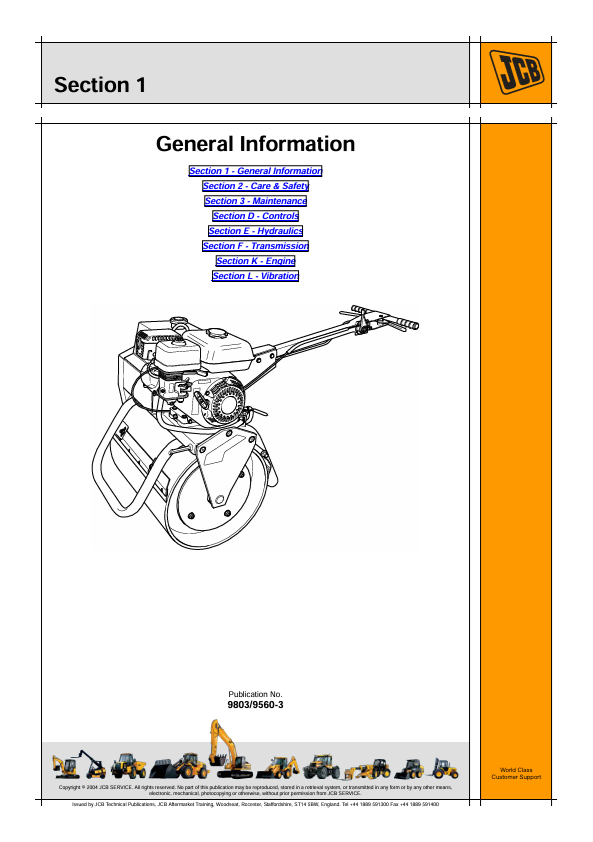 JCB VMS 55 Repair and Maintenance Manual PDF