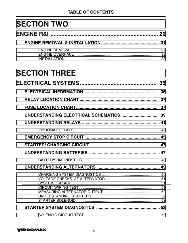 JCB Vibromax 253 263 Service and Repair Manual PDF