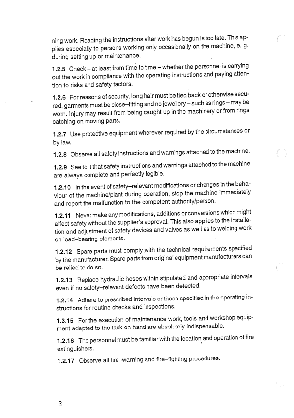JCB W 102 Vibrating Roller User Guide & Maintenance PDF