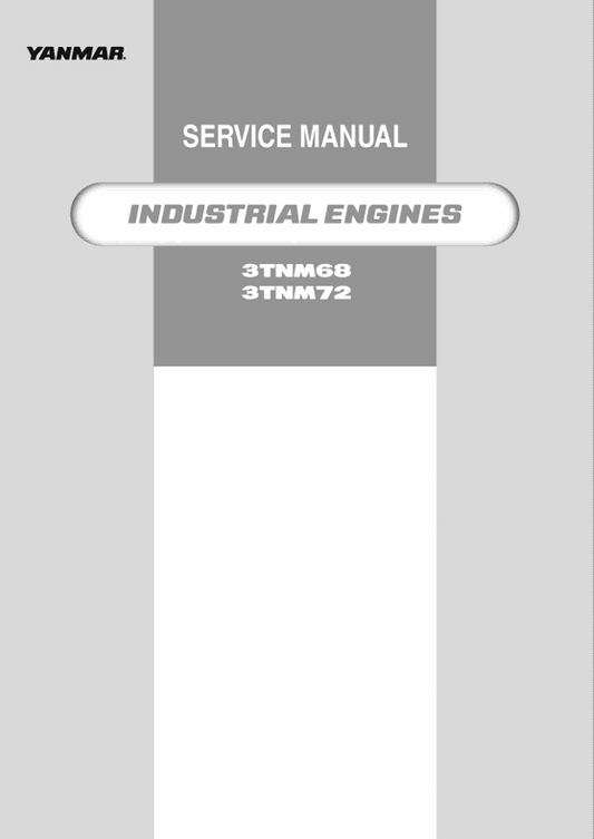 JCB Yanmar 3TNM68 & 3TNM72 Industrial Engine Service