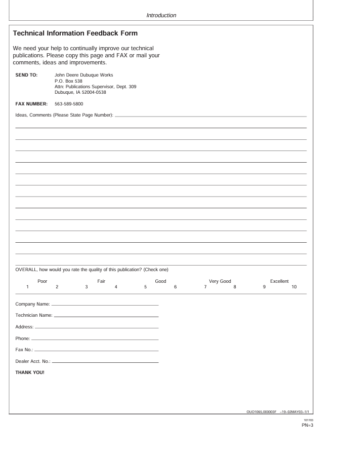 JOHN DEERE HB15, HB30, HB50, HB75, HB100 SERIES II HYDRAULIC BREAKER OPERATOR MANUAL OMT204104