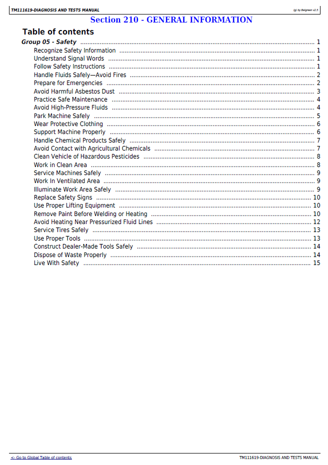 John Deere 1770NT Row Crop Planter Workshop Test Manual PDF