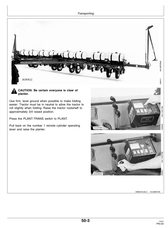 John Deere 1770 MaxEmerge Plus Drawn Conservation Planter User Manual PDF OMA60117