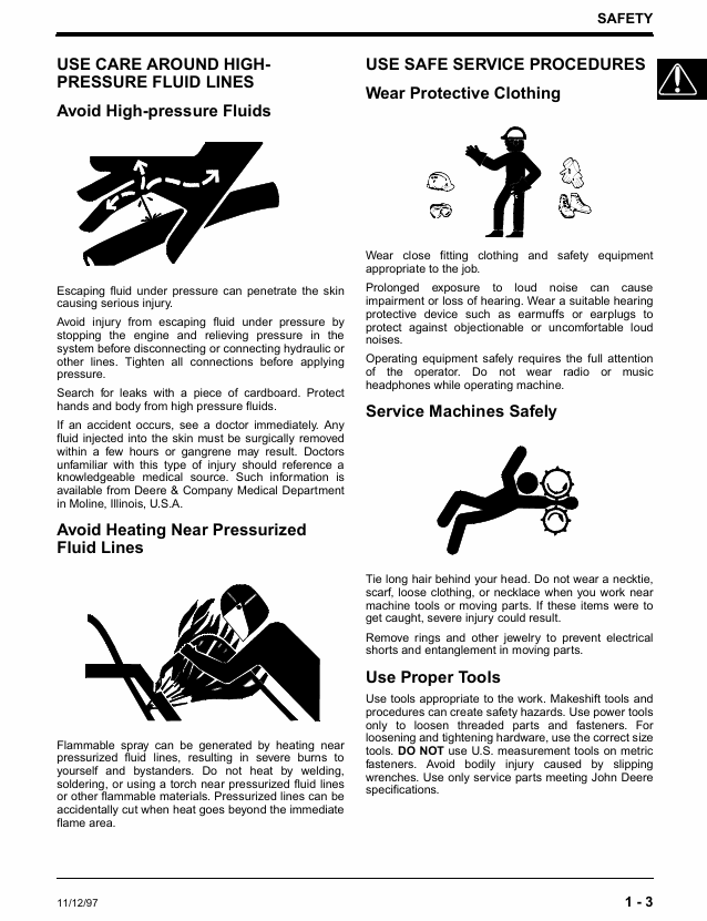 John Deere 200 Sprayer Attachment Operation and Maintenance Manual TM1729