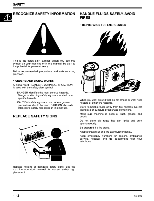 John Deere 2048HV Series Sabre Tractor Maintenance Manual PDF TM1741