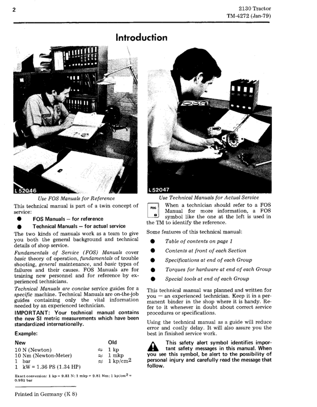 John Deere 2130 Service Repair Manual TM4272 Guide