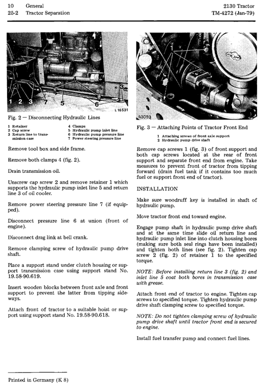 John Deere 2130 Technical Manual TM4272 PDF – Repair & Maintenance Manual