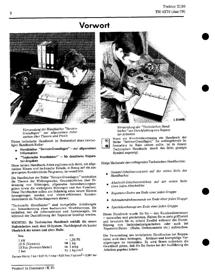 John Deere 2130 Tractor Workshop & Overhaul Manual (TM4270)