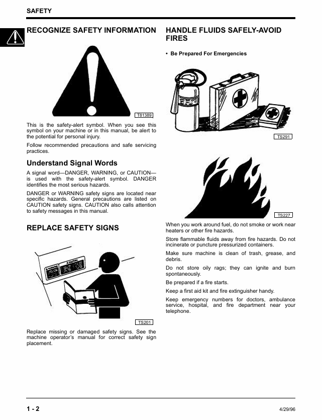 John Deere 2243 Gas Greensmower Repair & Service Manual TM1473