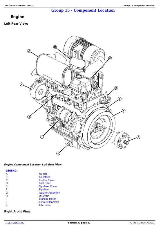 John Deere 2320 Compact Utility Tractor Workshop Repair Manual TM2388 PDF