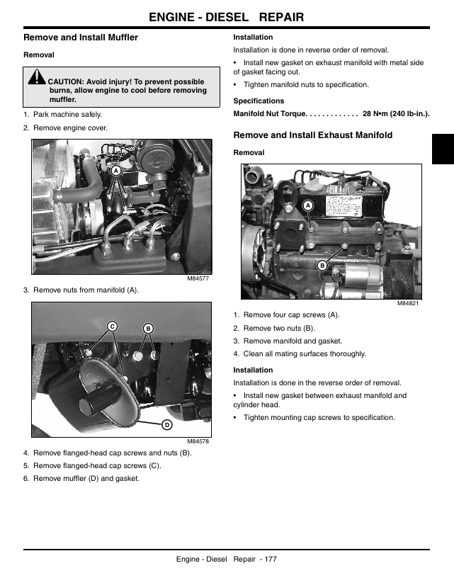 John Deere 2500A & 2500E Professional Green Mower Repair Manual