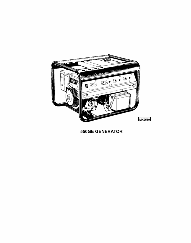 John Deere 250G 440G 550GE G Series Generator Service Manual TM1791