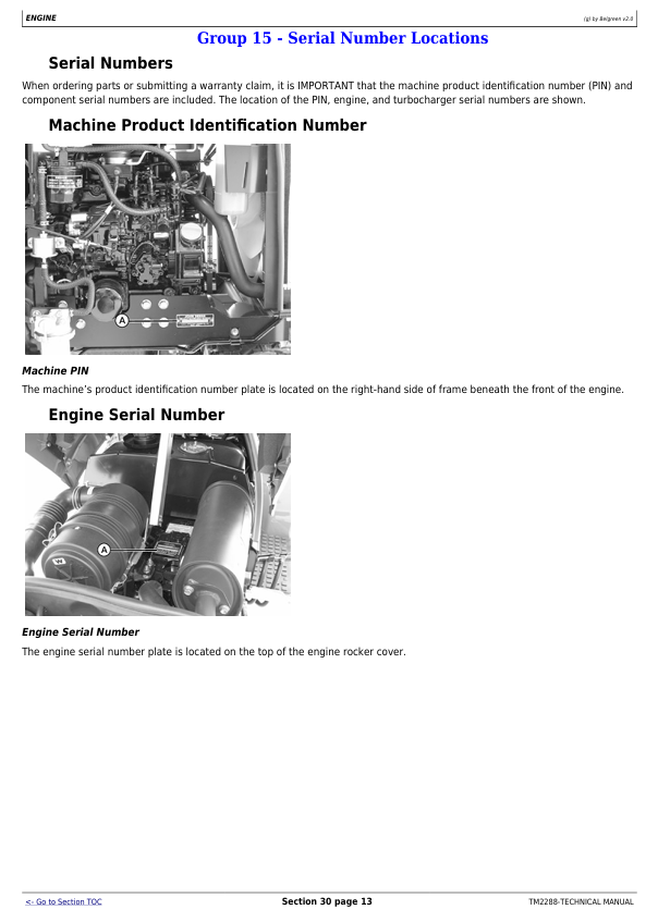 John Deere 2520 Compact Utility Tractor Technical Service Manual TM2288 Download
