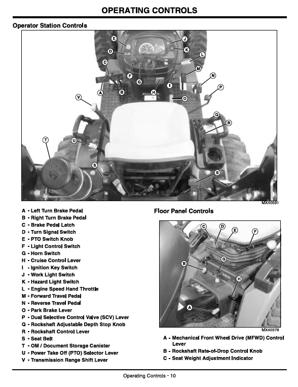 John Deere 2520 Tractor Operation & Maintenance Manual Guide
