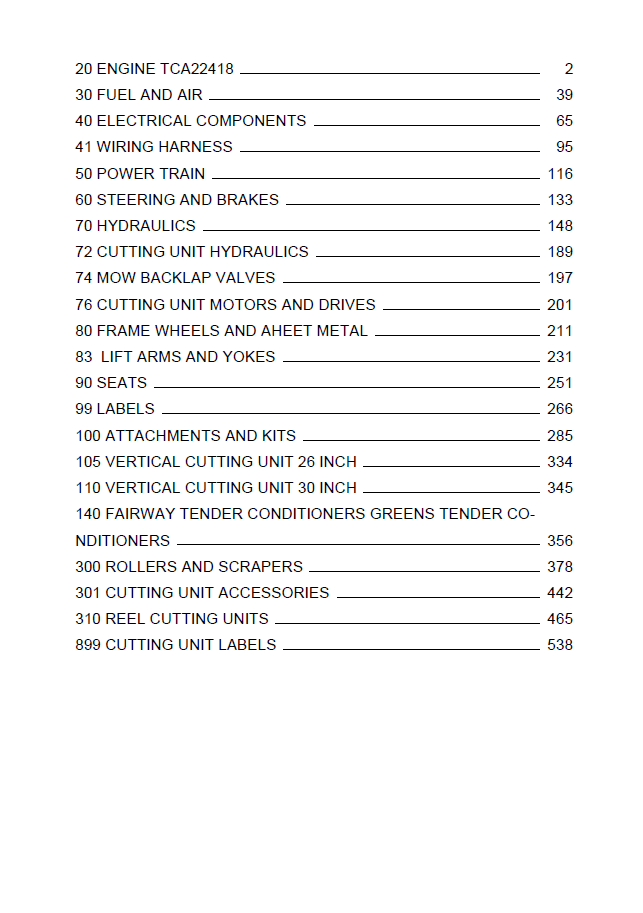 John Deere 2653B Professional Utility Mower Operator Manual PC9587
