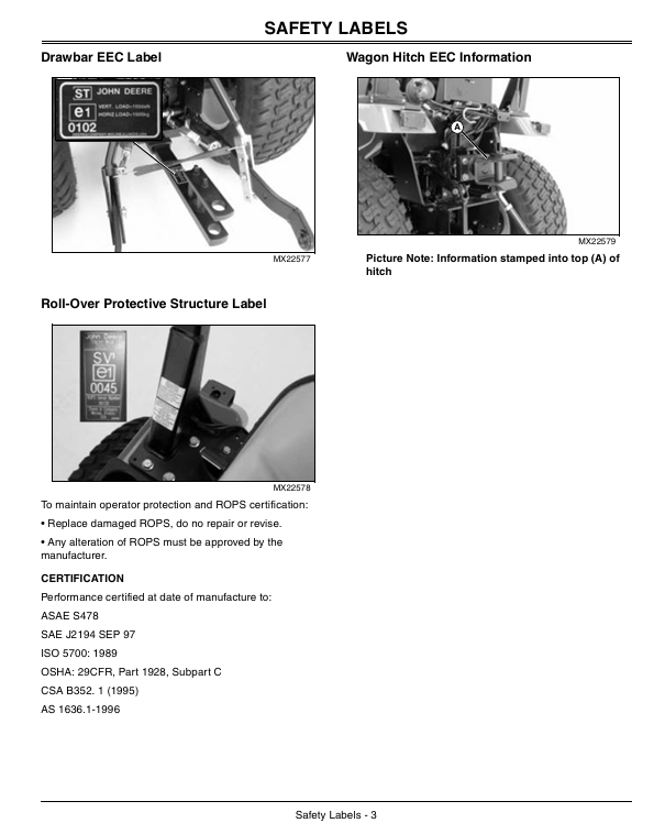 John Deere 2720 Compact Tractor Operation & Maintenance Manual