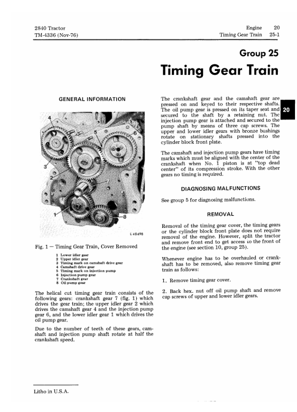 John Deere 2840 Workshop & Repair Manual TM4336