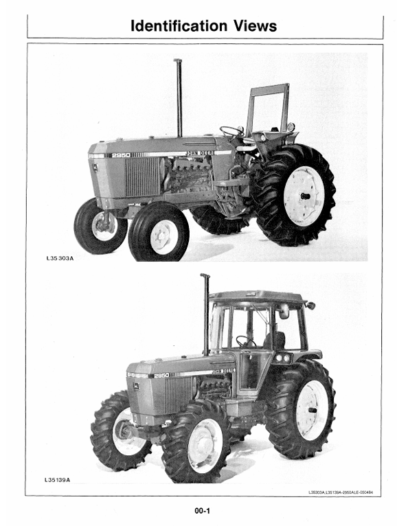 John Deere 2950 Operator Manual OML39652 PDF Download