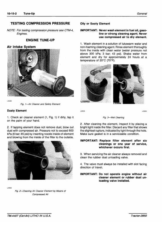 John Deere 2950 Tractor Repair Manual TM4407 – Service & Troubleshooting Manual