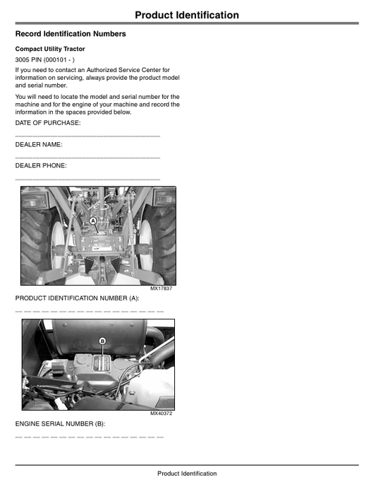 John Deere 3005 Tractor Operator Manual – Complete Guide OMLVU19591