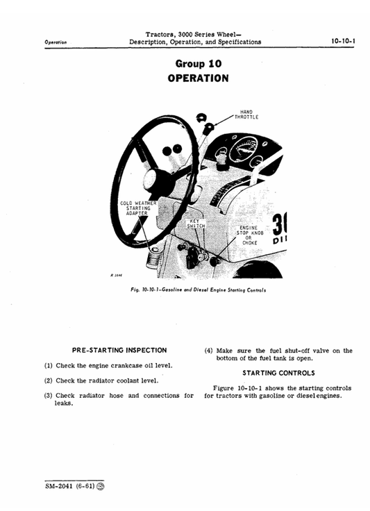 John Deere 3010 Tractor Repair Manual SM2041 – Complete Guide