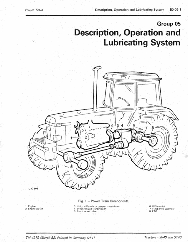 John Deere 3040 and 3140 Technical Repair Manual TM4379 Download
