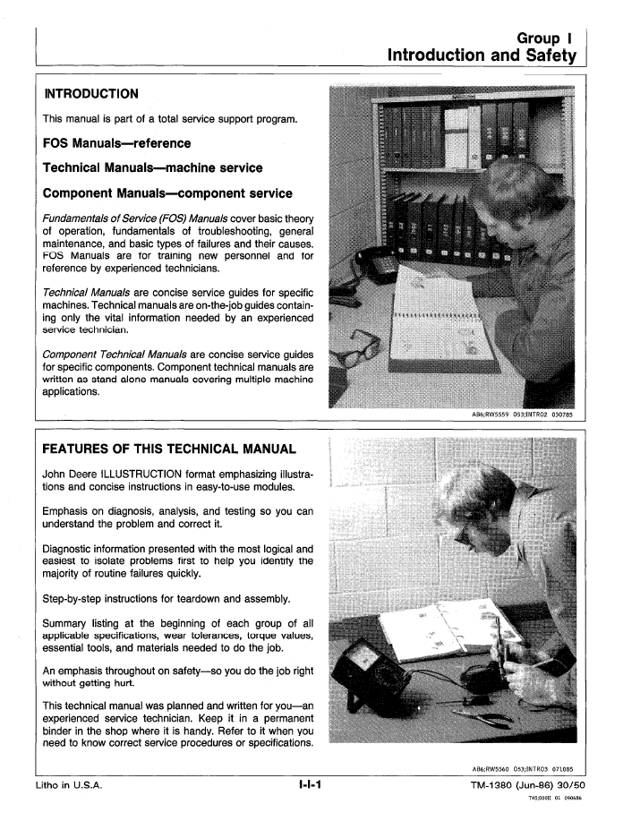John Deere 30 & 50 Excavator Repair and Workshop Manual