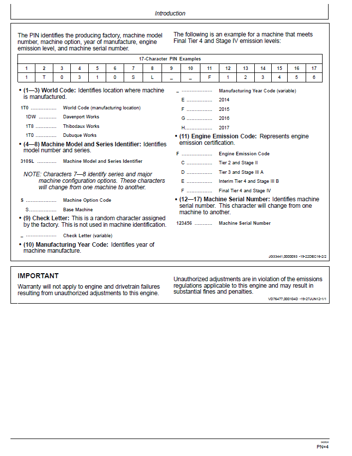 John Deere 310SL Backhoe Operator Guide – Complete OMT357555X19 Manual