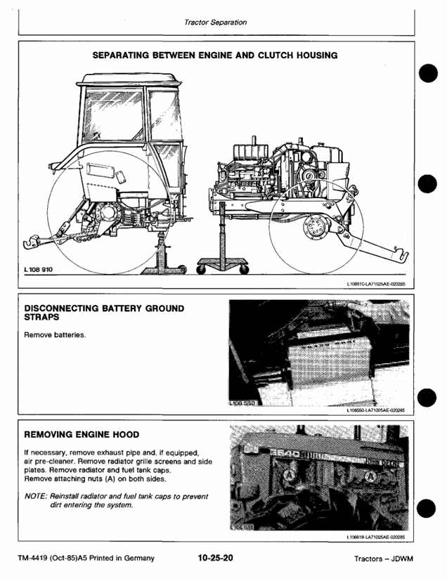 John Deere 3640 Technical Service Manual Download TM4419