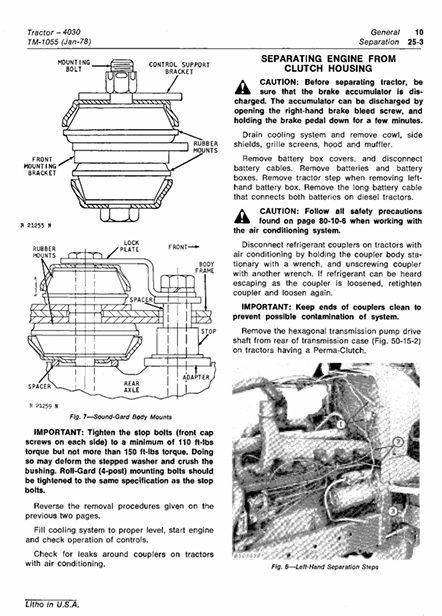 John Deere 4030 Tractor Service Manual TM1055 – Workshop Repair Guide