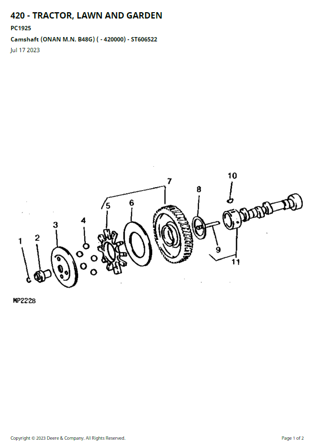John Deere 420 Garden Tractor Spare Parts Catalogue | Complete Guide