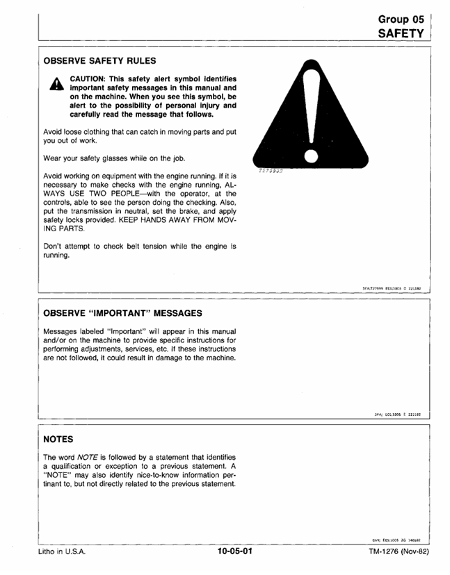 John Deere 430 and 530 Round Baler Workshop Manual PDF